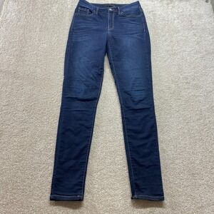KanCan Jeans‎ Womens 28 Dark Blue Skinny Stretch Denim High Rise BK1067L Pants